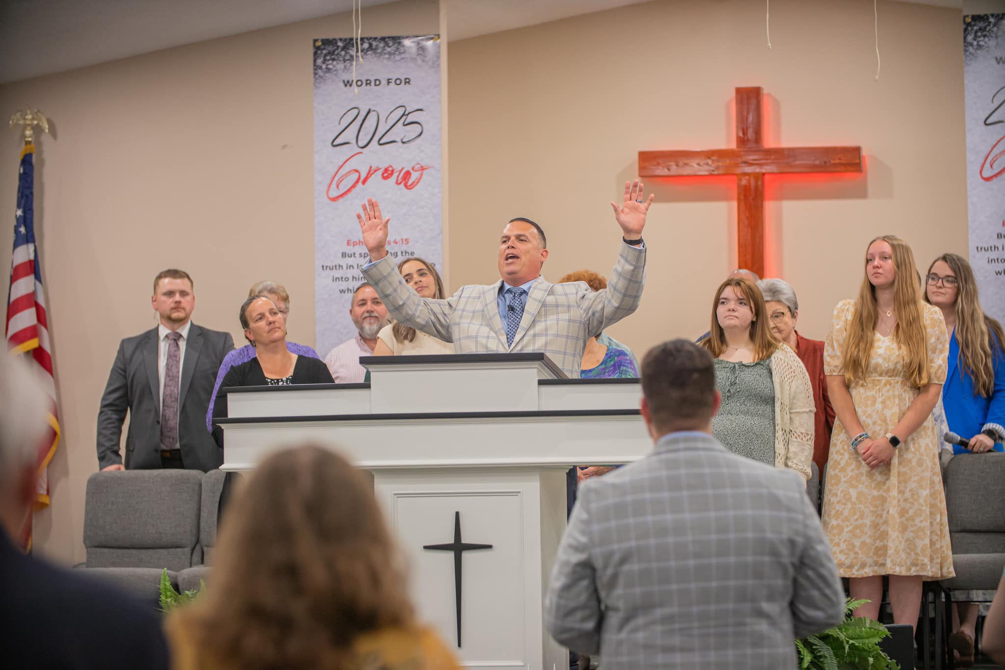 Pastor Tim Blue Preaching